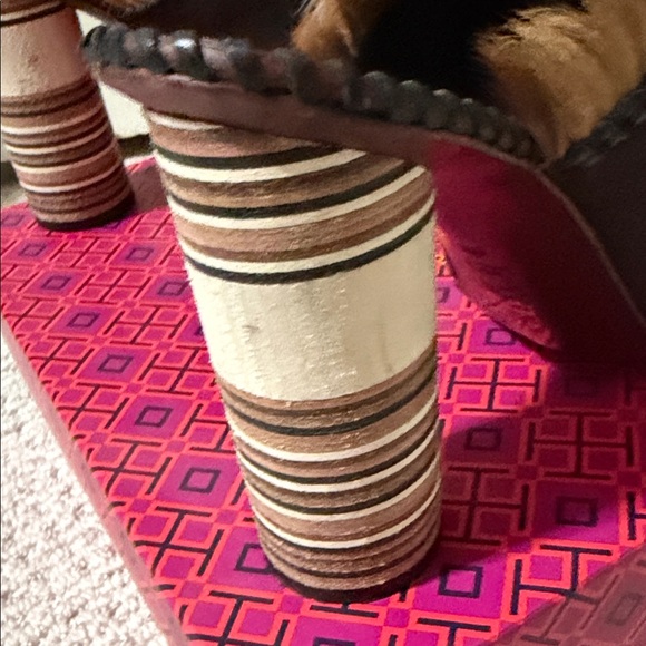 Tory Burch Phoenix fur mule heel - Picture 6 of 10